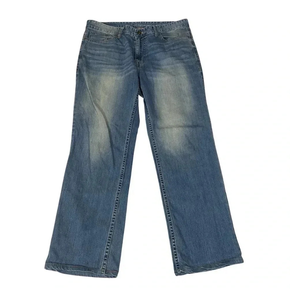 Calvin Klein Women's Jeans Pants Straight Leg Medium Wash Denim Blue Size 32*30